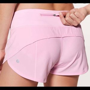 Lululemon speed up shorts 2.5 seam